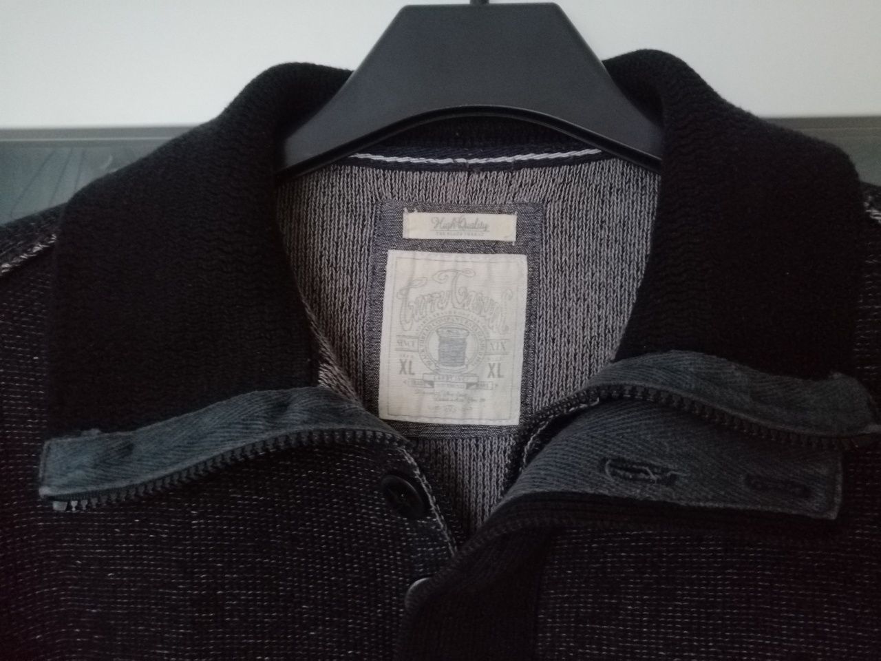 Carry sweter męski golf rozpinany elegancki  L
