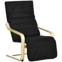 HOMCOM Fotel relaksacyjny, krzesło bujane, fotel do odpoczynku, fotel