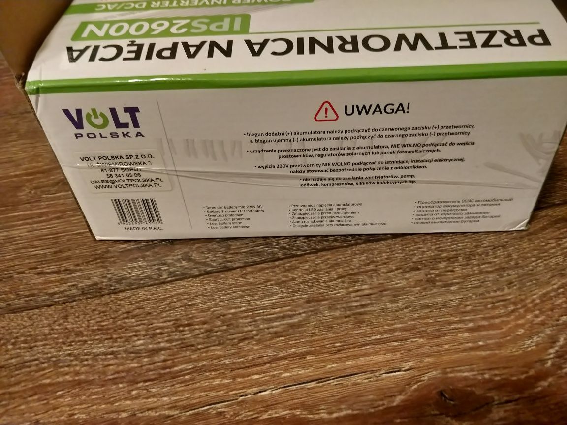 Перетворювач напруги Volt Polska IPS 2600 N 24/230V (1300/2600W)