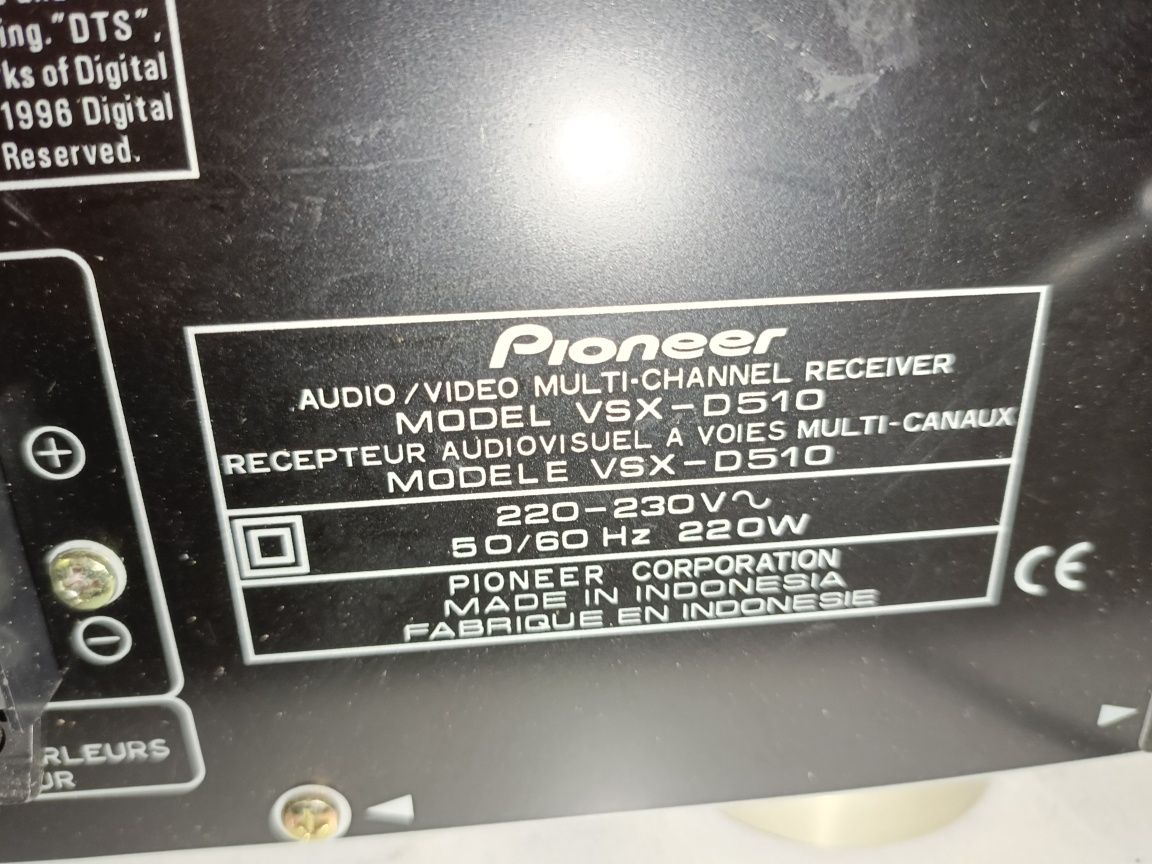 Amplituner AV 5.1 PIONEER VSX-D510 DTS, DD, pilot