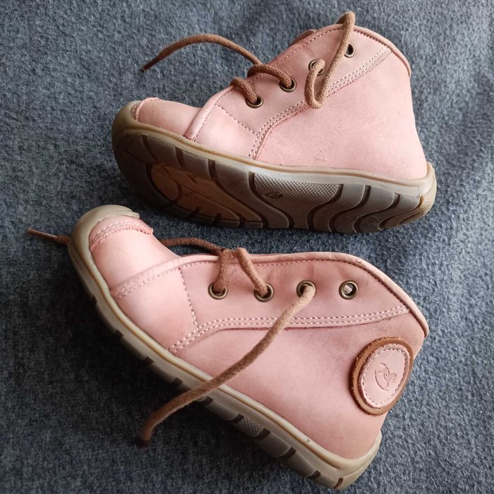 Buty/trzewiki profilaktyczne dziecięce z naturalnej skóry rozmiar 23