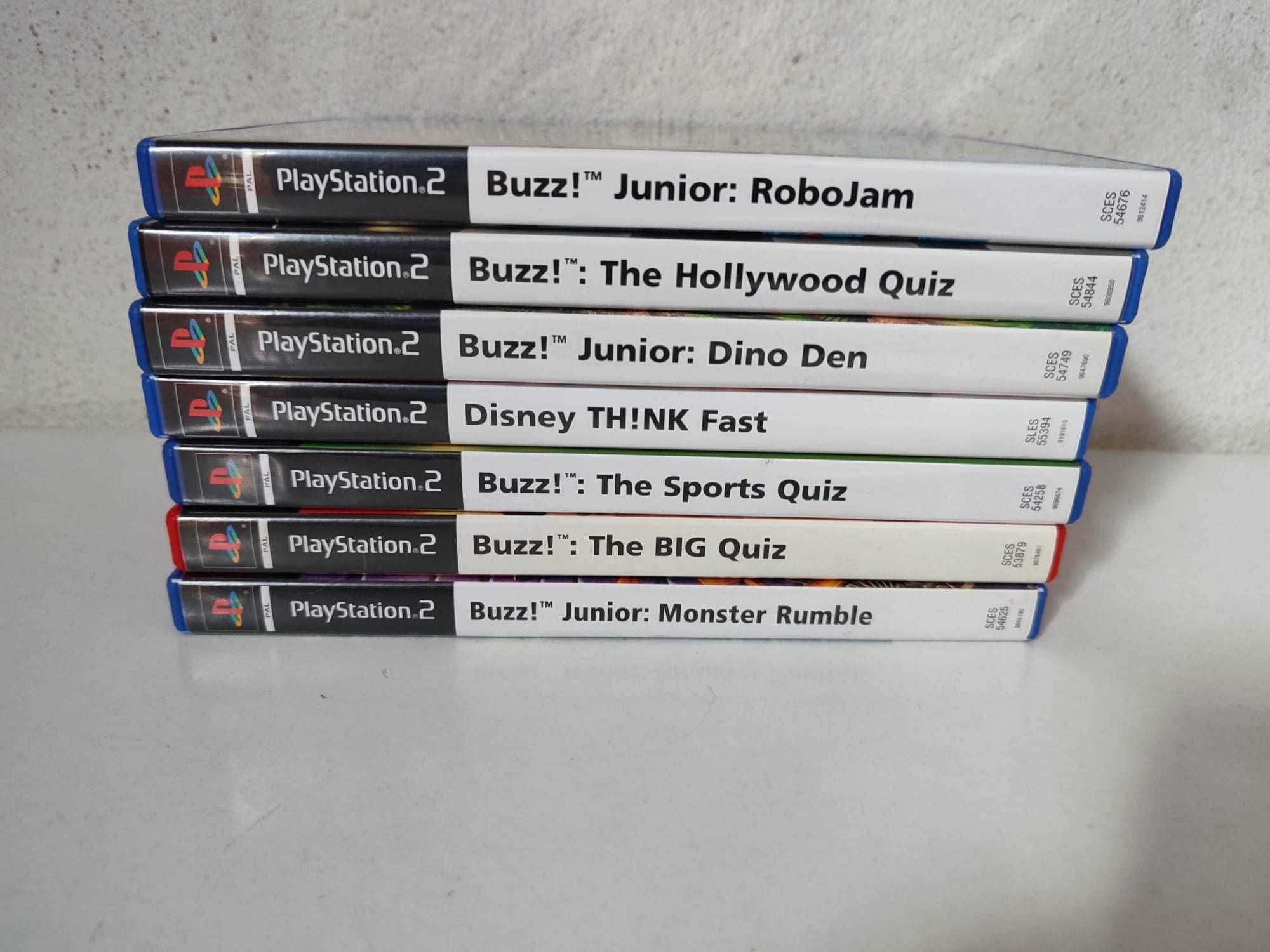 Conjunto de 3 Buzz + Disney Think Fast para PlayStation 2