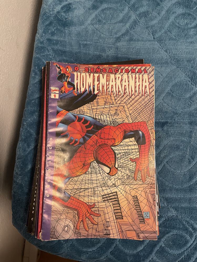 Banda desenhada homem aranha antigo