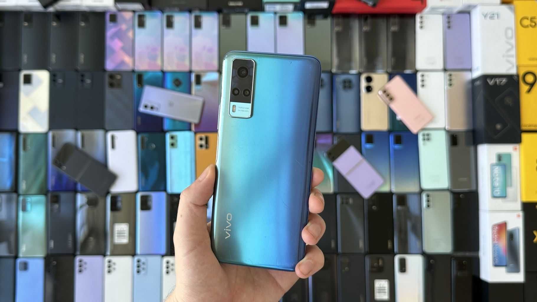 Оплата частинами 0% vivo Y31 4/64GB Ocean Blue/Black Гарантія Trade In