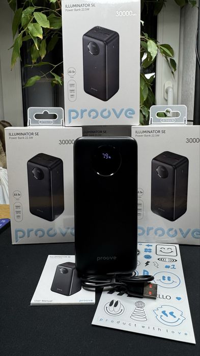 Якісний павер 30000 mAh 22.5w для Айфон павербанк powerbank Proove