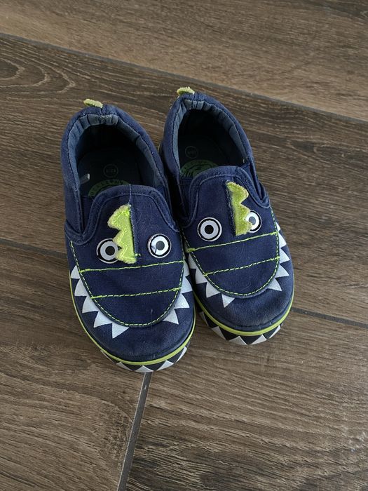 Кеди з зубами дракон сині розмір 23