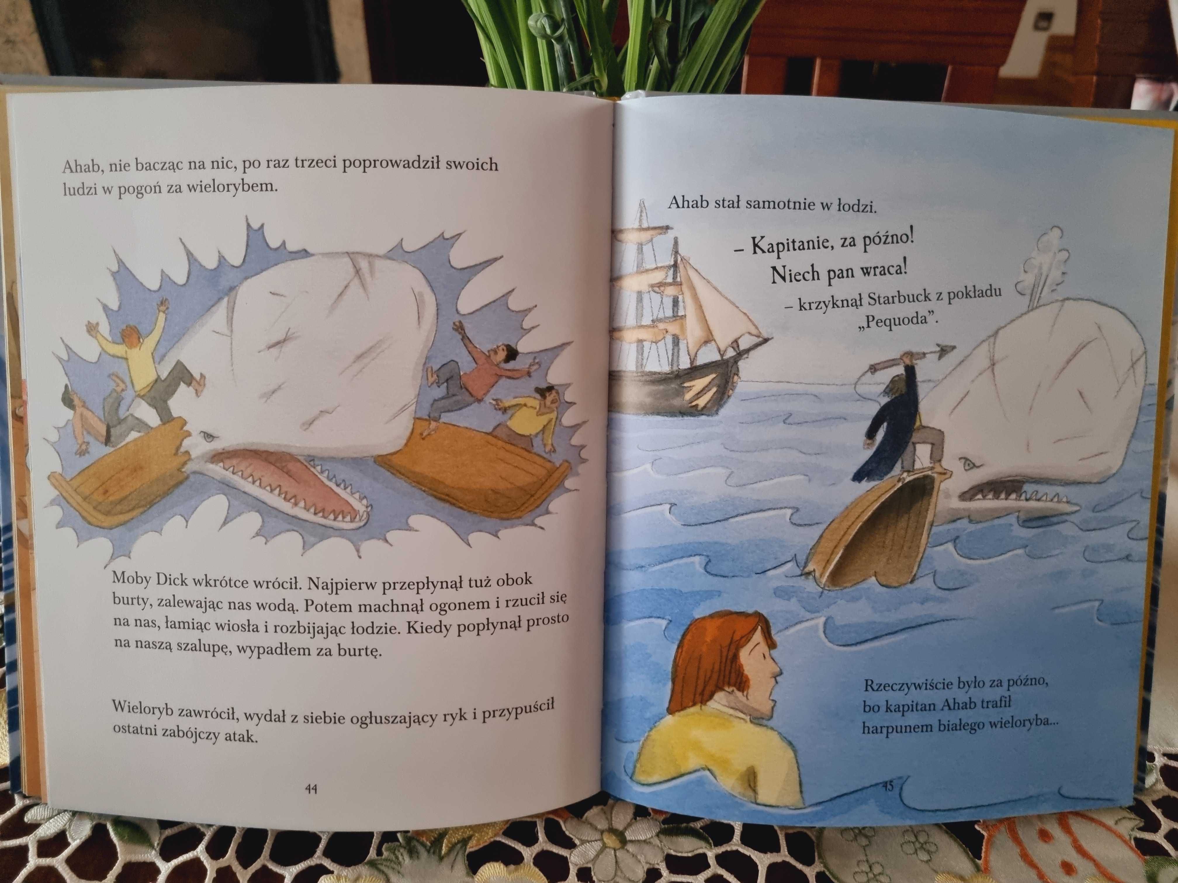 Książka MOBY DICK - Klasyczne opowieści - wydawnictwo Olesiejuk