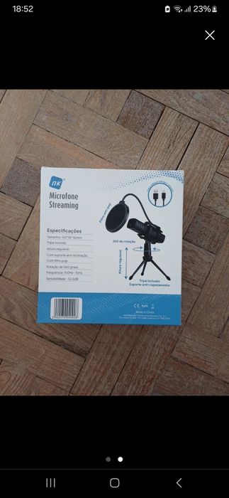 Microfone Streaming