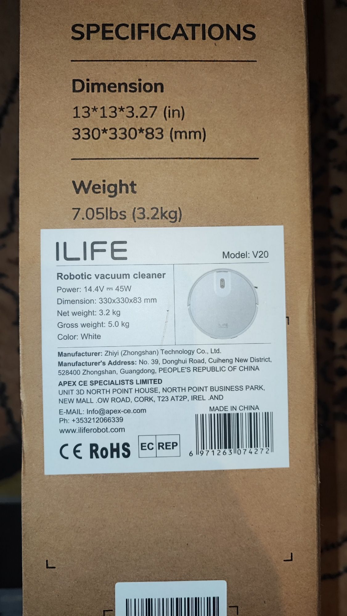 Robot mopujacy  ILIFE V20 5000 Pa
