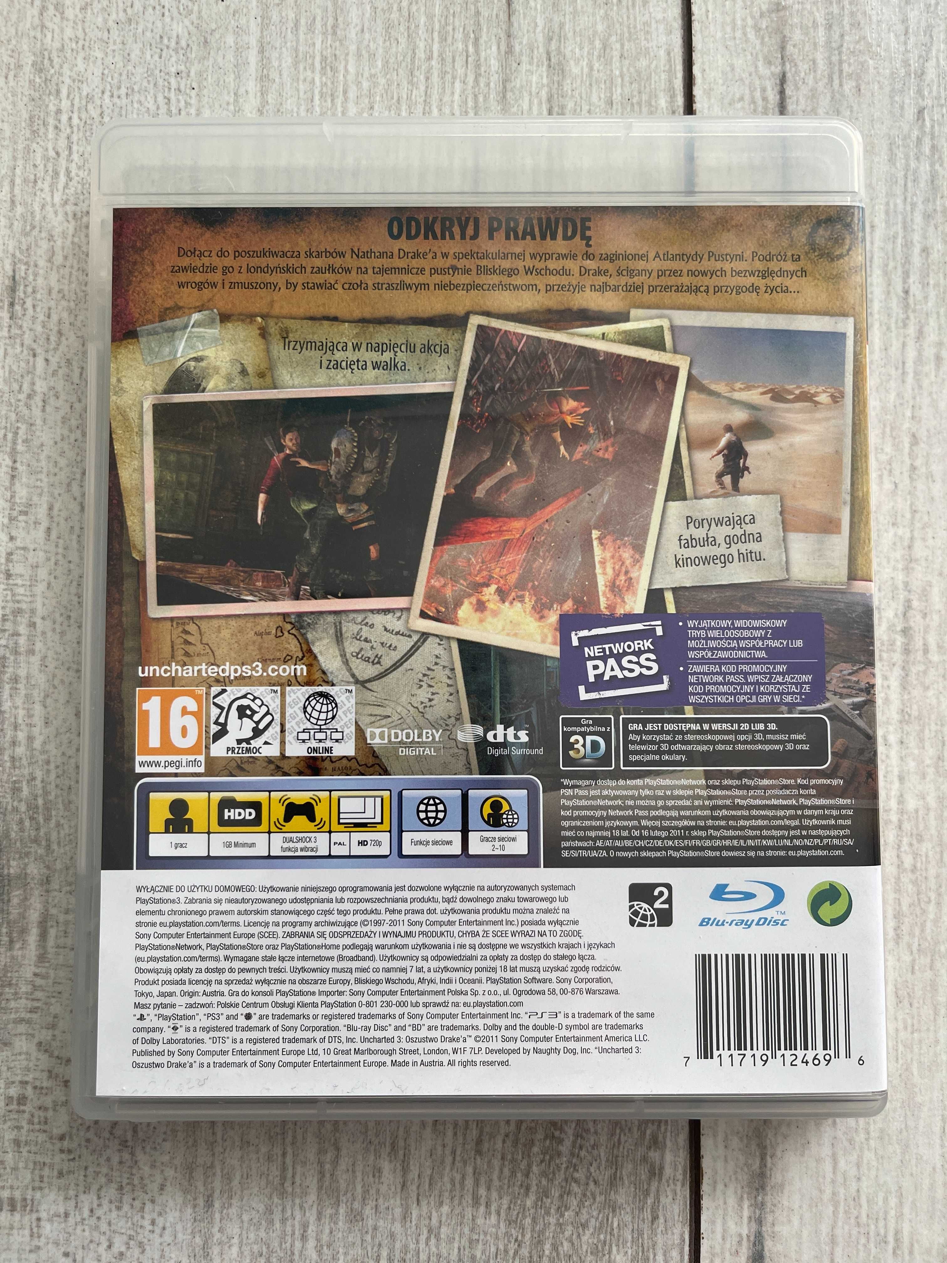 Gra Uncharted 3: Oszustwo Drake'a, Playstation 3