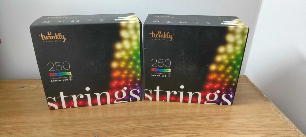 Smart LED Гірлянда Twinkly Strings RGBW 250, BT+WiFi, Кабель прозорий