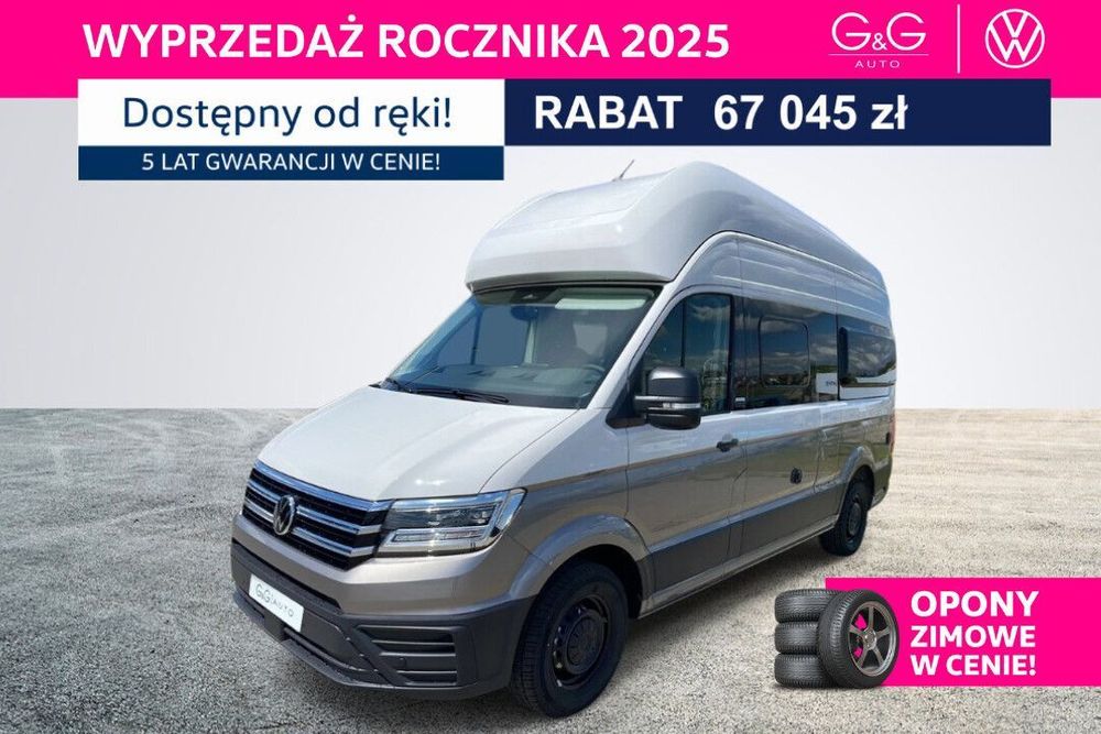 Volkswagen Grand California 600 DMC 3500kg  2,0 l TDI EURO VI-e SCR 8-biegowa rozstaw osi: 3640 mm