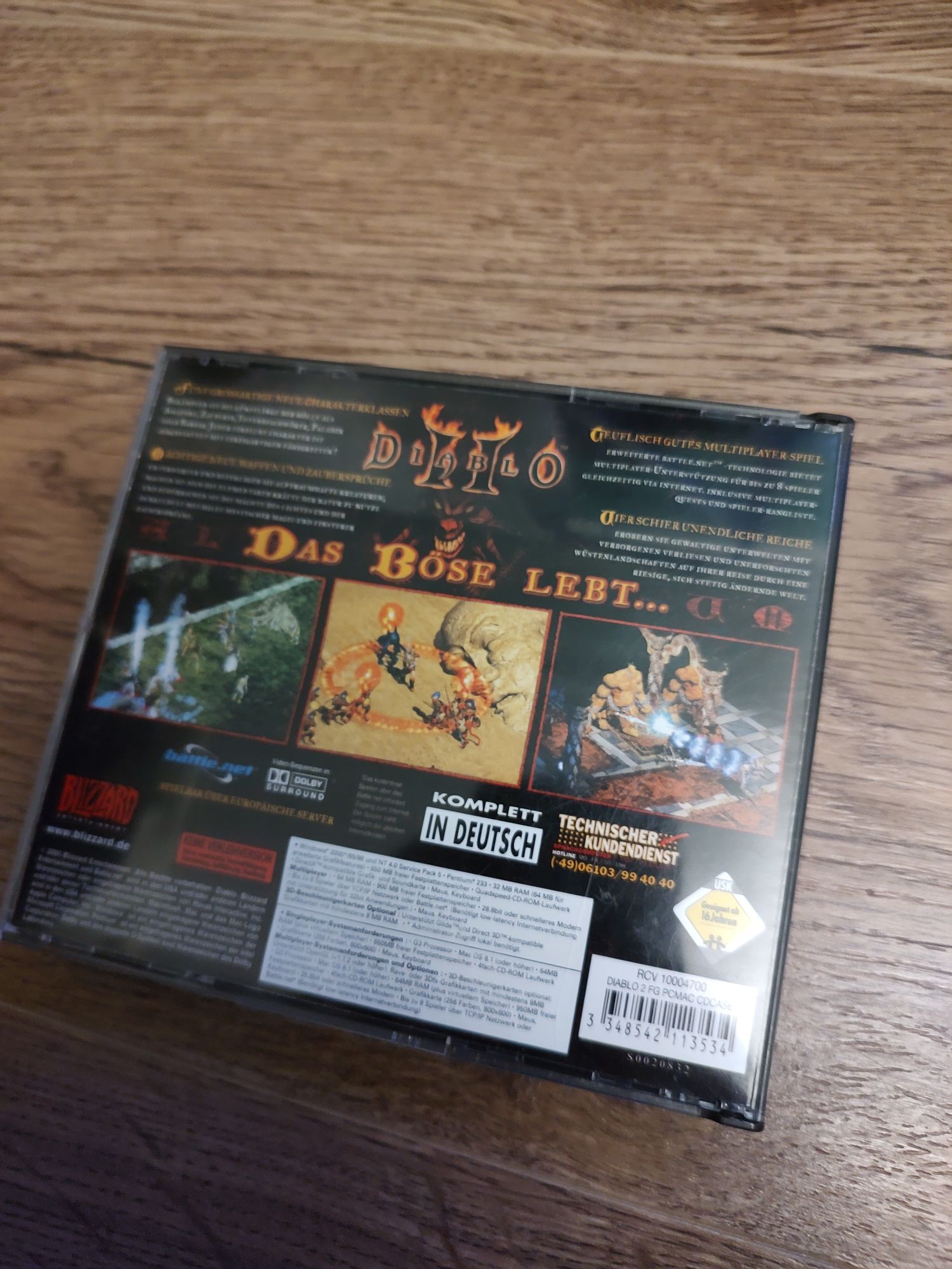 Diablo 2 CD oryginał 3 płyty pierwsze wydanie