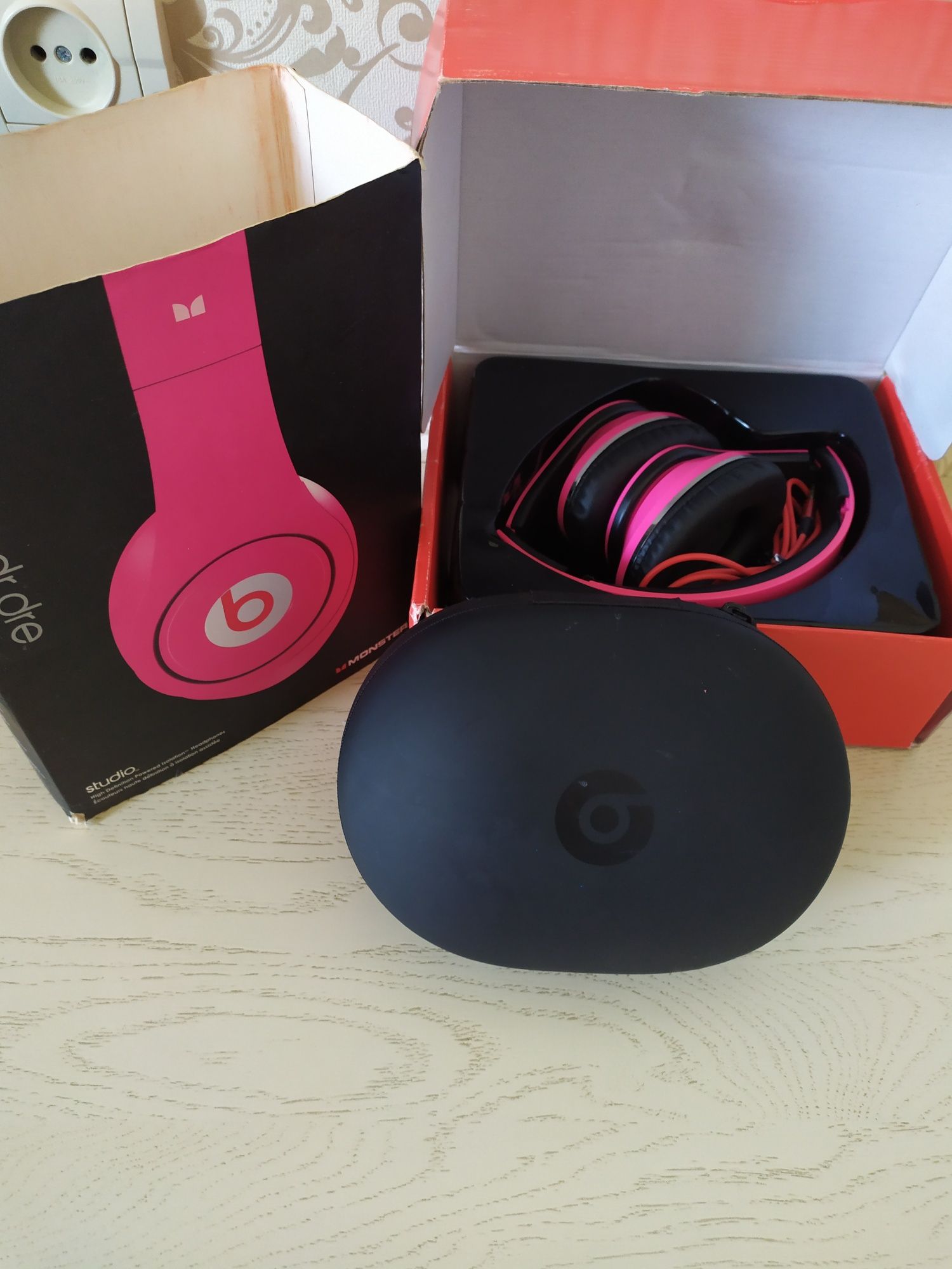 Навушники провідні Beats Monster by Dr. Dre Studio, з фірмовим кейсом