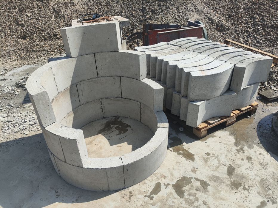 Бетонне кільце - сегменти-кості-чолани