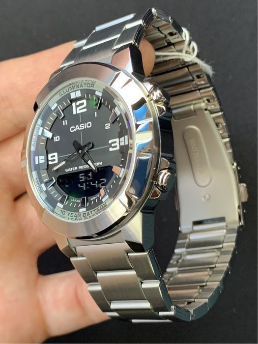 Годинник чоловічий Casio AMW-870D-1A Оригінал Гараетія Часы Касио