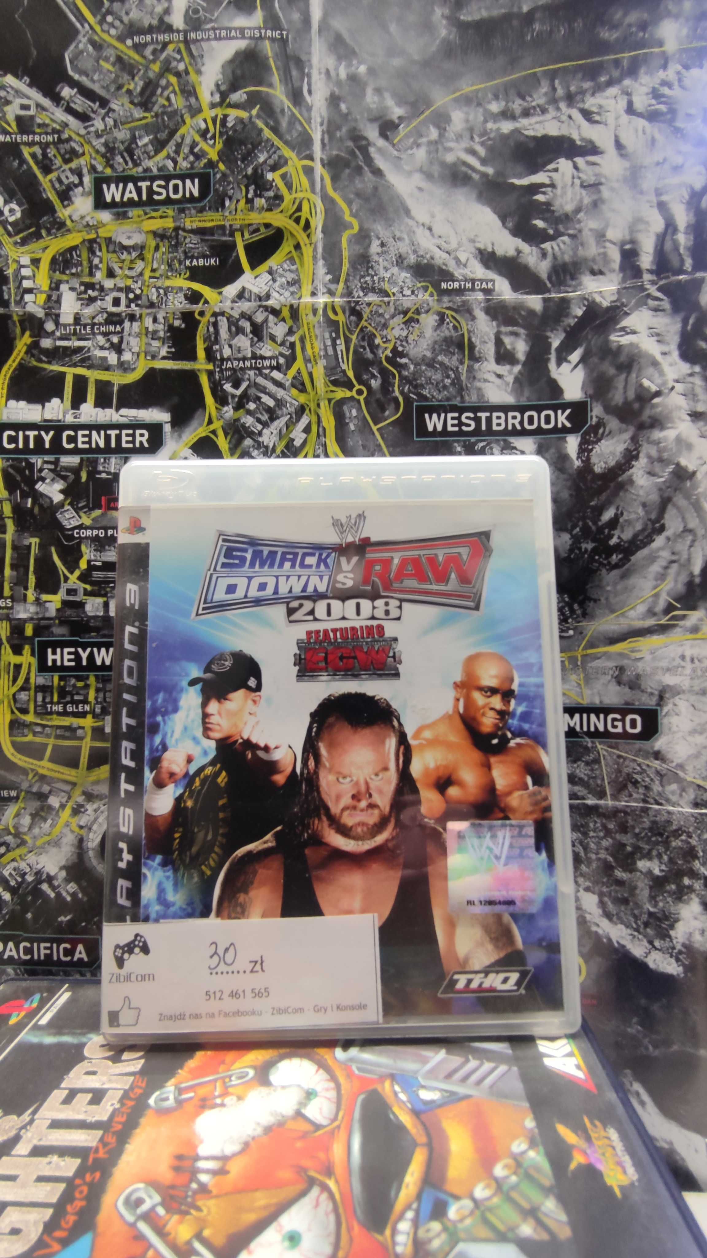 Smack Down Vs Raw 2008 | PS3 | Sklep | Kraków | Wysyłka | Wymiana