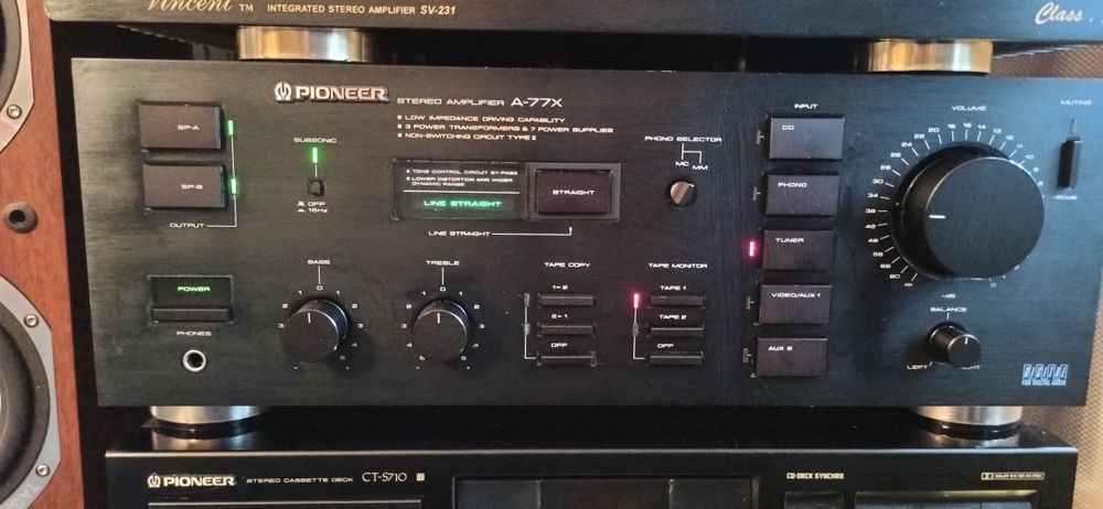 Pioneer A77x wysokiej klasy wzmacniacz