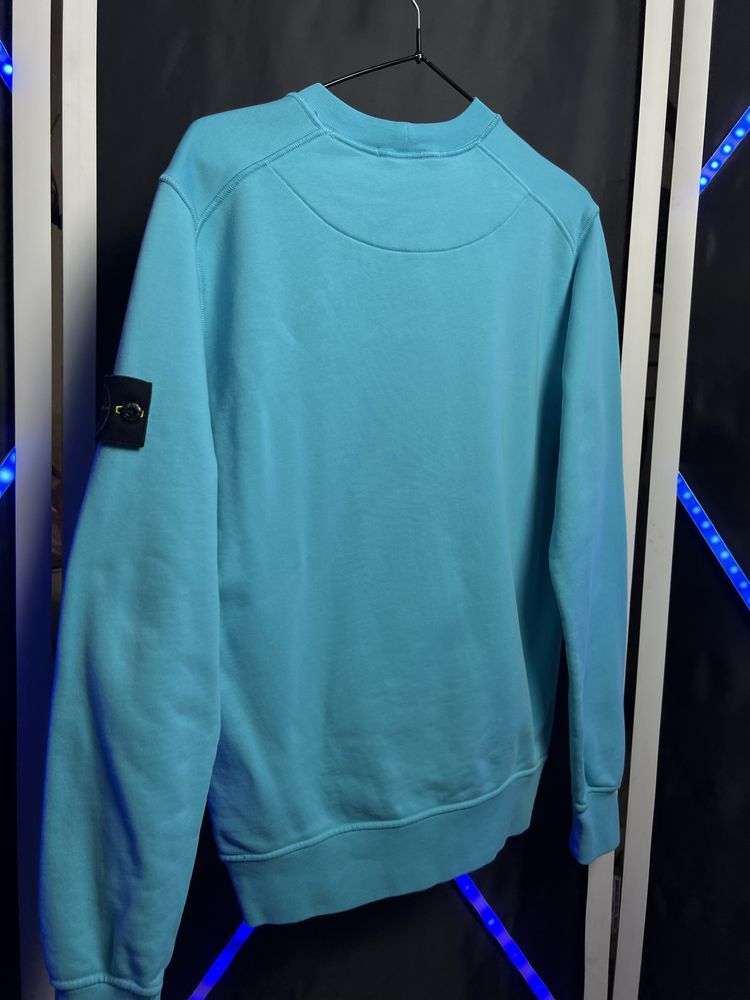 Блакитний Світшот від Stone Island оригінал кофта