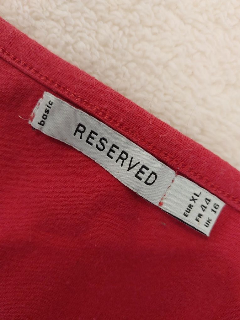 Reserved  Bawełniana bluzka z rękawem 3/4