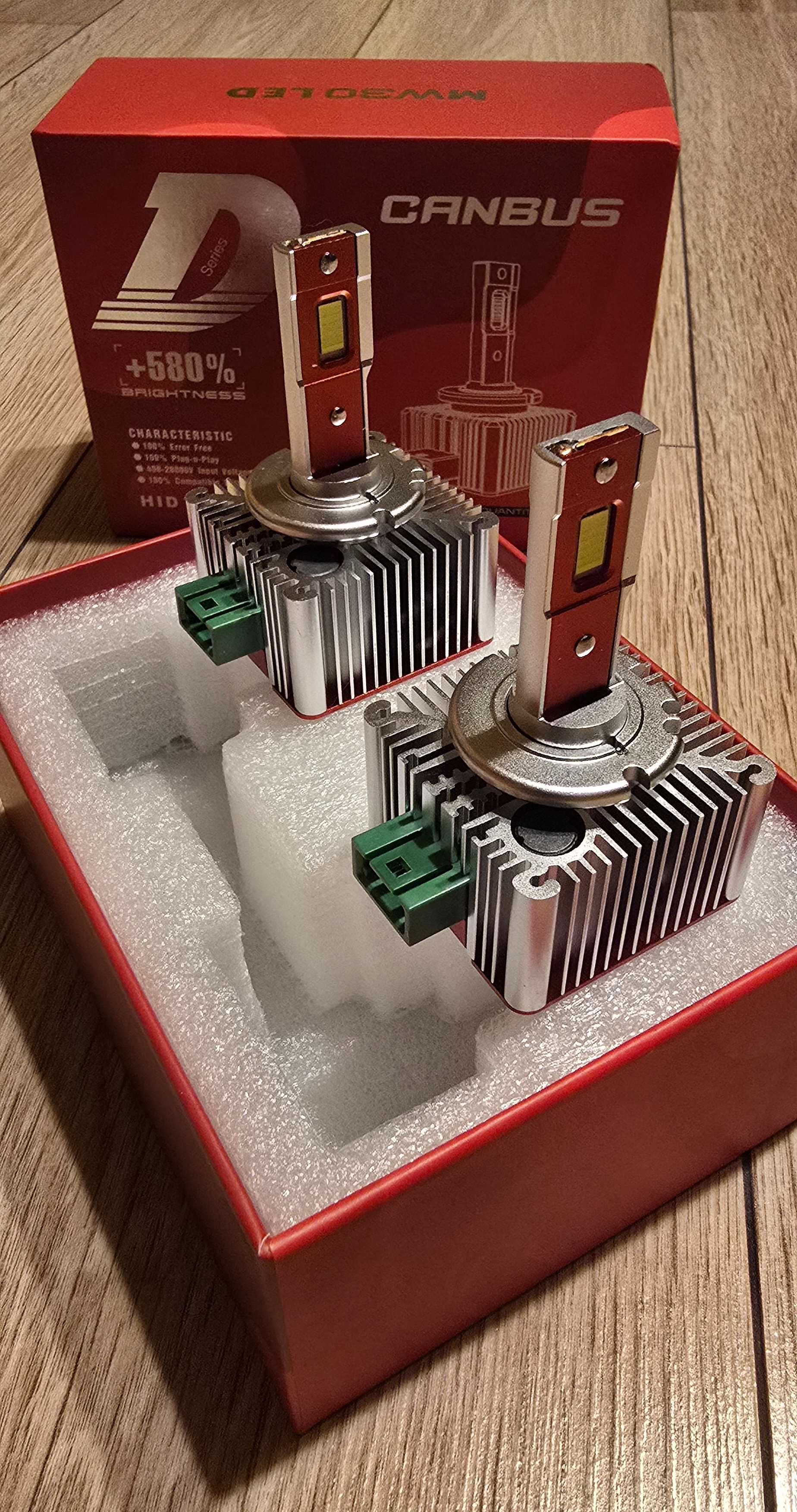 Żarówki żarniki LED D3S 6000K Xenon Canbus Nowe