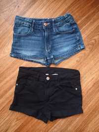 Шорти джинсові H&M 8 років і 9-10 років.