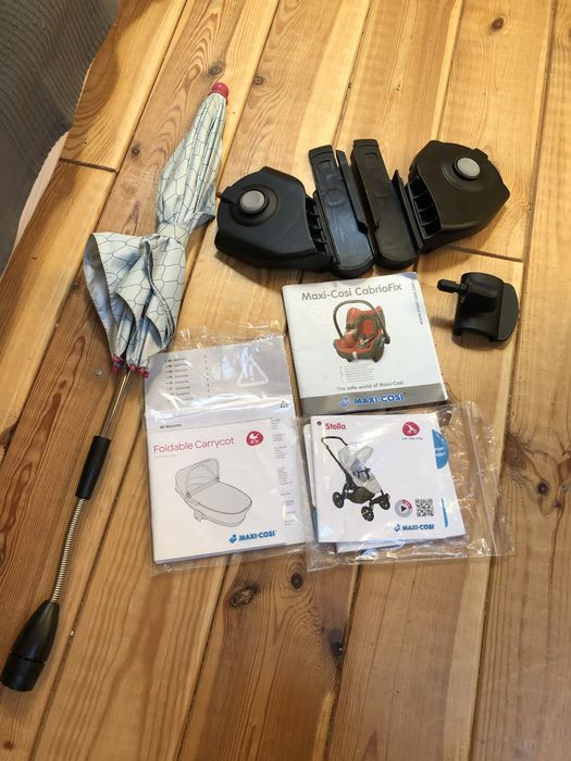 Wózek maxi cosi 3w1 gondola, fotelik, spacerówka, baza samochodowa
