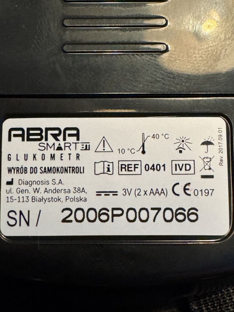 Glukometr Abra Smart. Paski i igly
