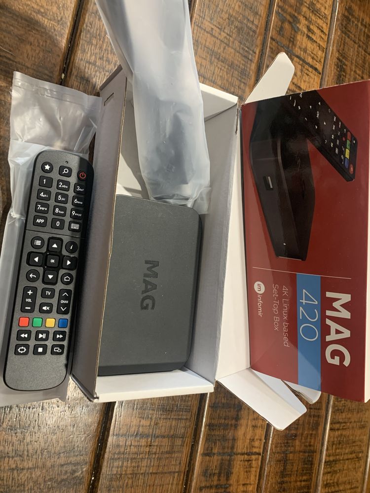 Теле приставка MAG420 4K Smart Iptv