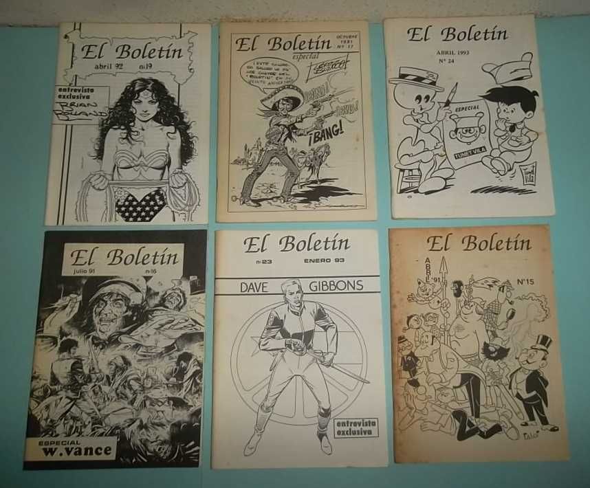 Fanzine BD - EL BOLETÍN - 18 exemplares (anos 90)