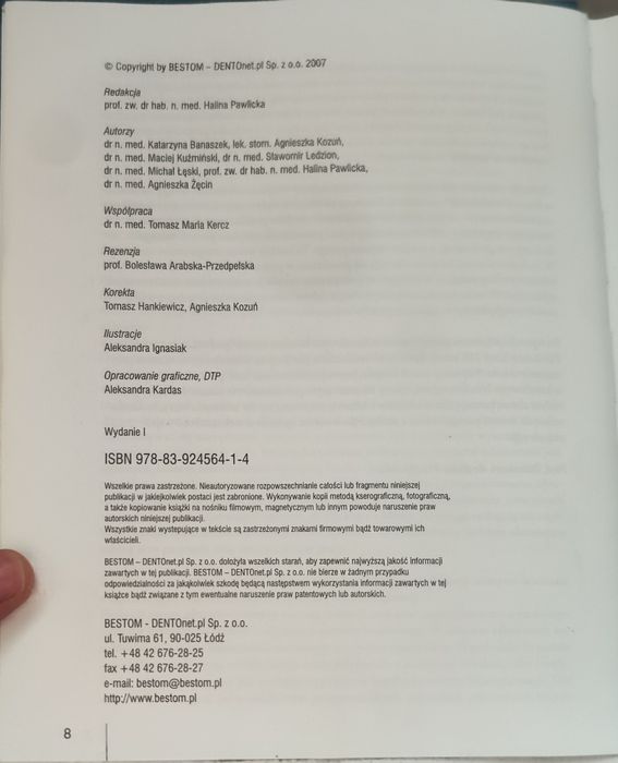 Kliniczne postępowanie w kanałowym leczeniu zębów, Podręcznik