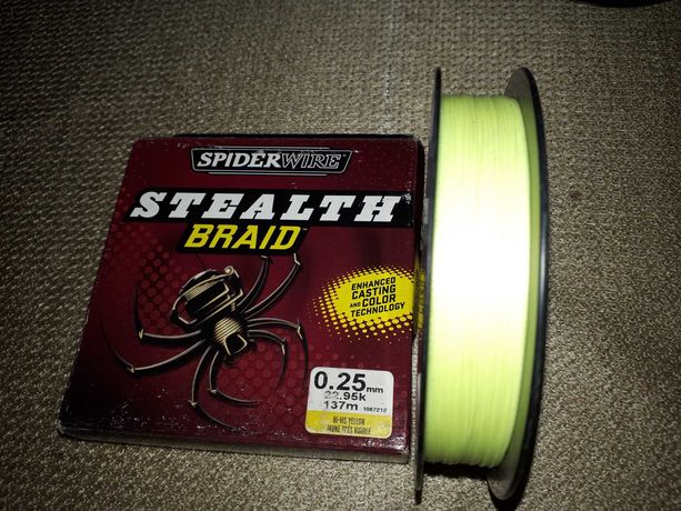 Plecionka SPIDERWIRE  BRAIT 137m, 0.25mm/ 22.9kg.- 2 sztuki