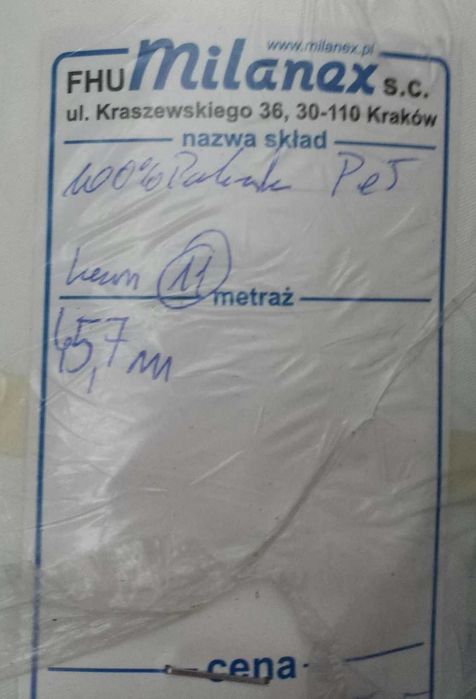 Sprzedam satynę ecru