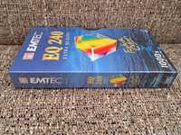 Kaseta VHS EMTEC Extra Quality 240min. pak3szt plus gratis 3 szt.