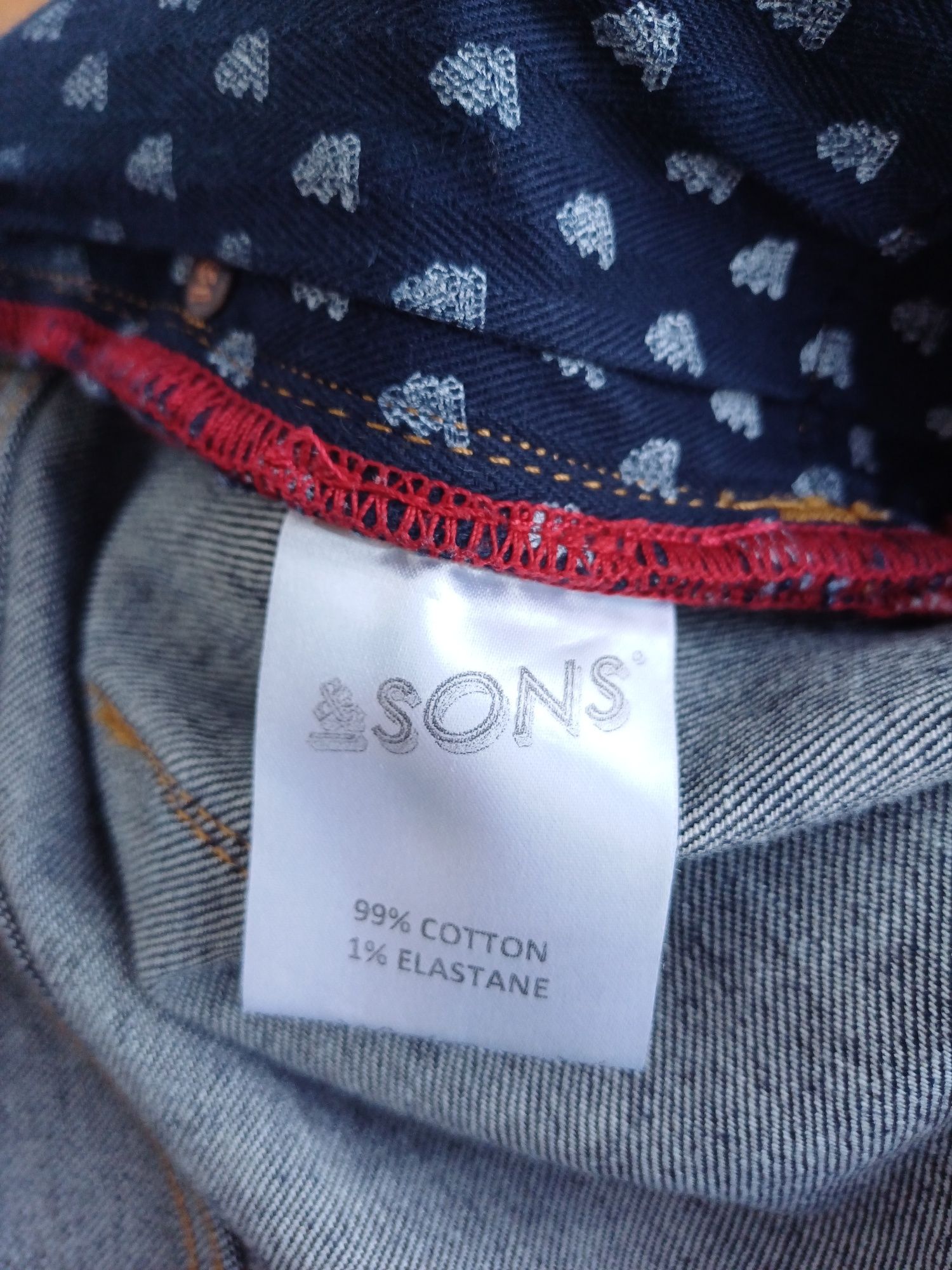 Джинсы зауженные мужские SONS оригинал Aнглия W34 L32