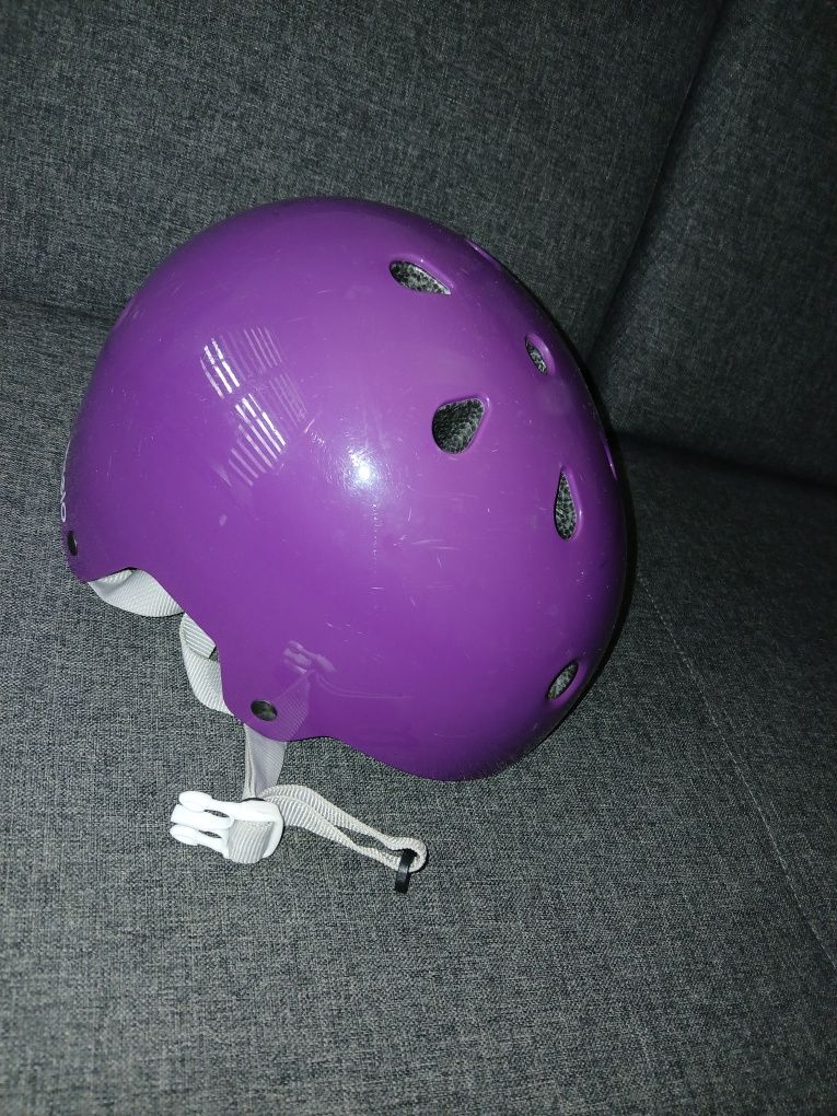 Fioletowy kask OXELO 50-54cm