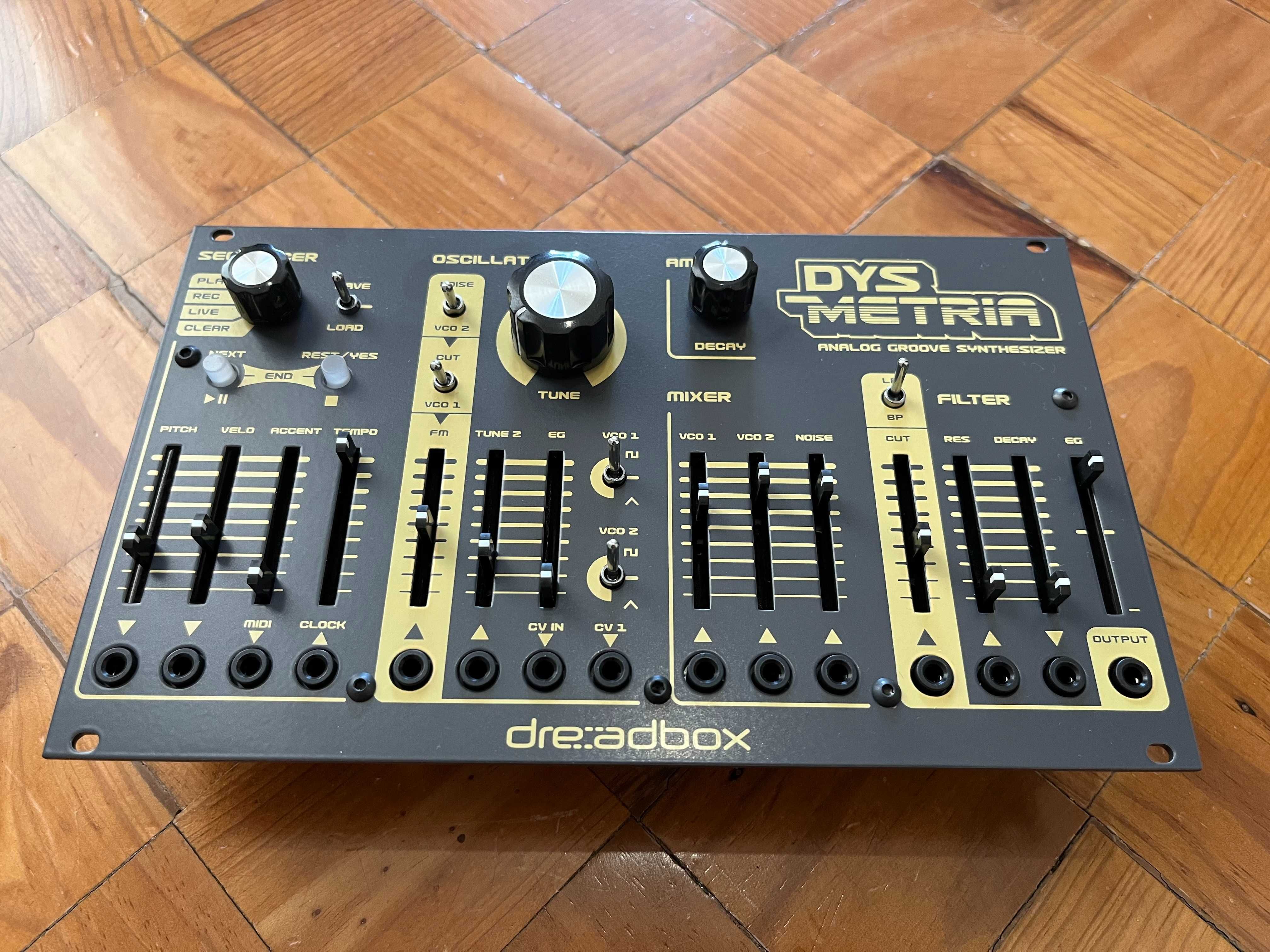 Dreadbox Dysmetria Sintetizador/Drum Machine analógico semi-modular