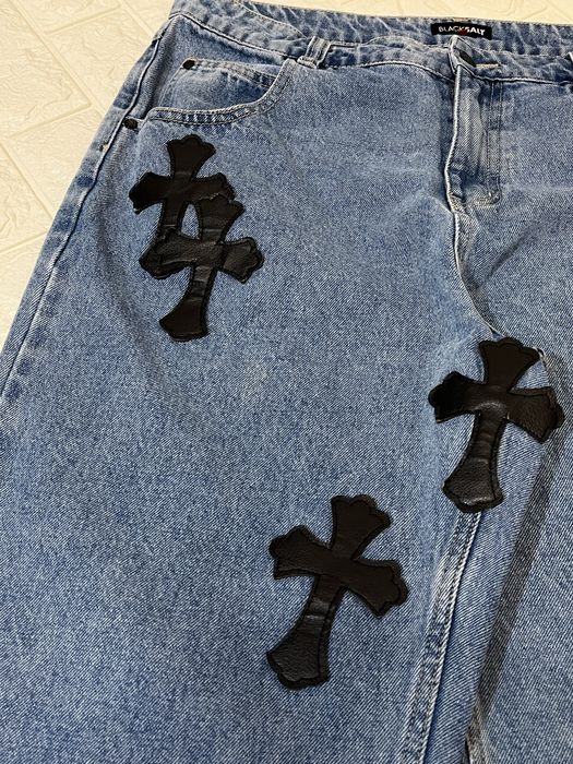 Chrome hearts type jeans хром хартс джинси y2k opium drip drill