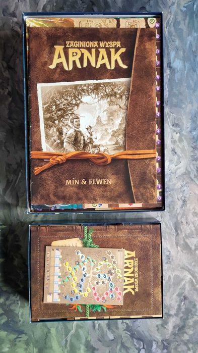 Insert reDrewno do gry Zaginiona Wyspa Arnak z dwoma dodatkami, HDF, s