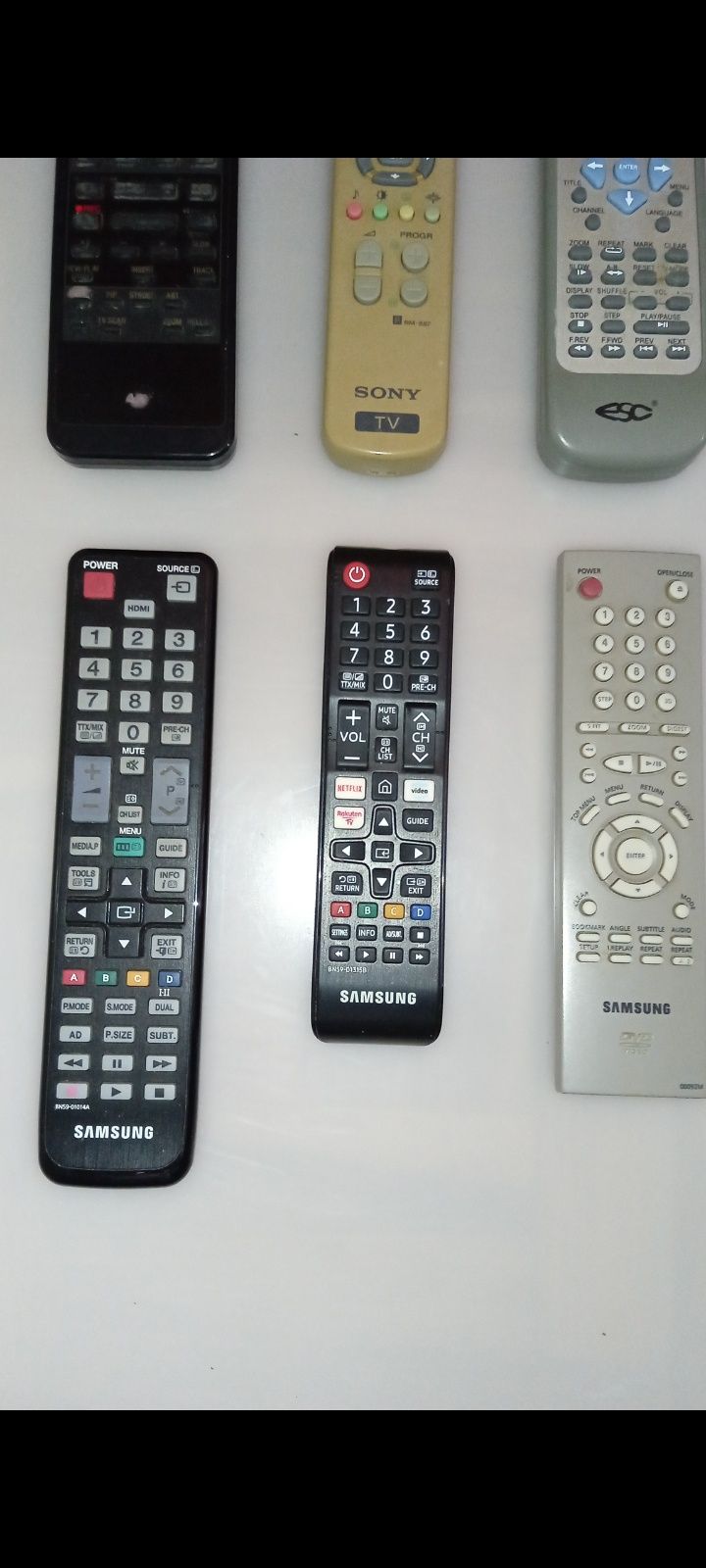 Comandos para LCD's, DVD's e Video Gravador Sanyo VHR D 4600 SP