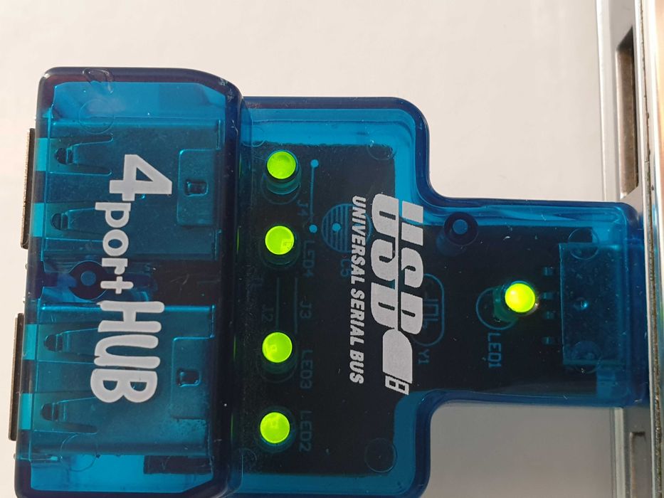 хаб концентратор usb 4 port hub universal serial bus + кабель USB