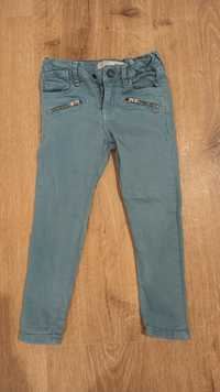 Spodenki jeansowe zielone 104 cm Zara