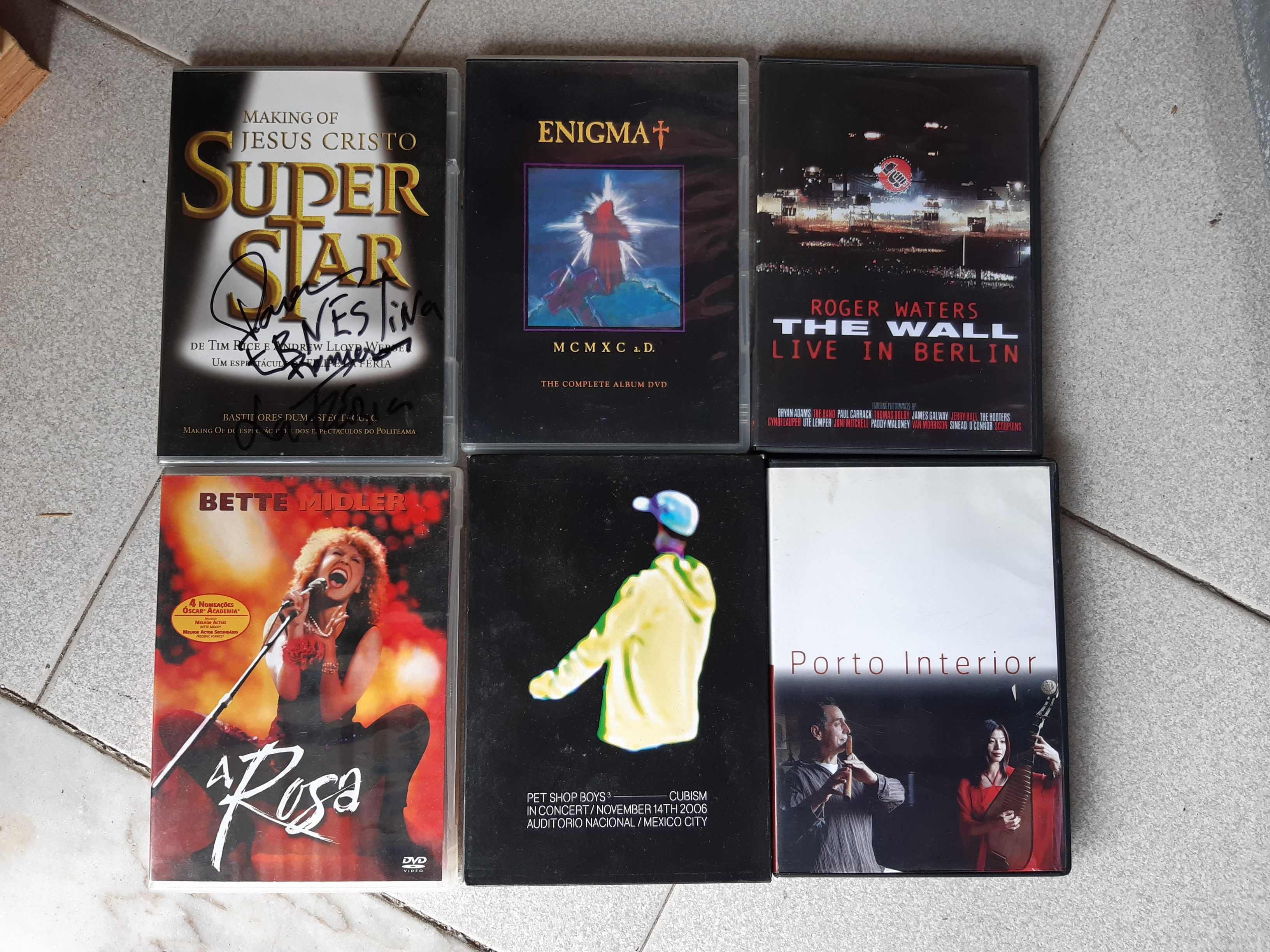 Dvd´s de cinema, música.