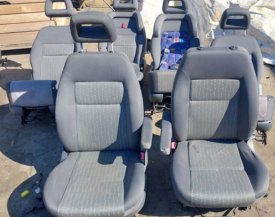 Fotele przód tył isofix fotelik dziecięcy Kinder drugi trzeci rząd Seat Alhambra Volkswagen Sharan Ford Galaxy