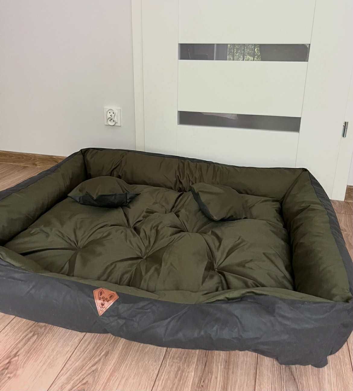 Legowisko dla psa 100x75 M posłanie wodoodporne z poduszkami GRATIS