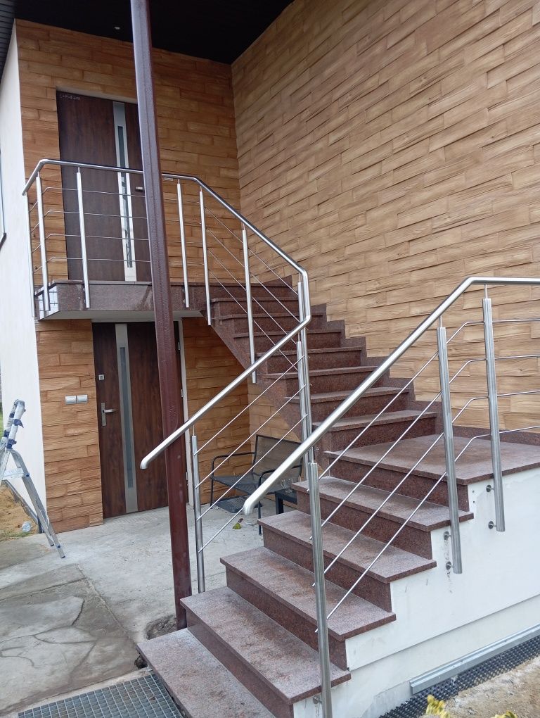 Balustrada barierka nierdzewna balkon francuski zabezpieczenie inox