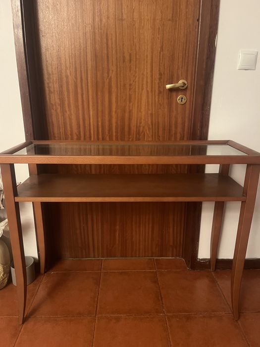 Movel madeira com vidro