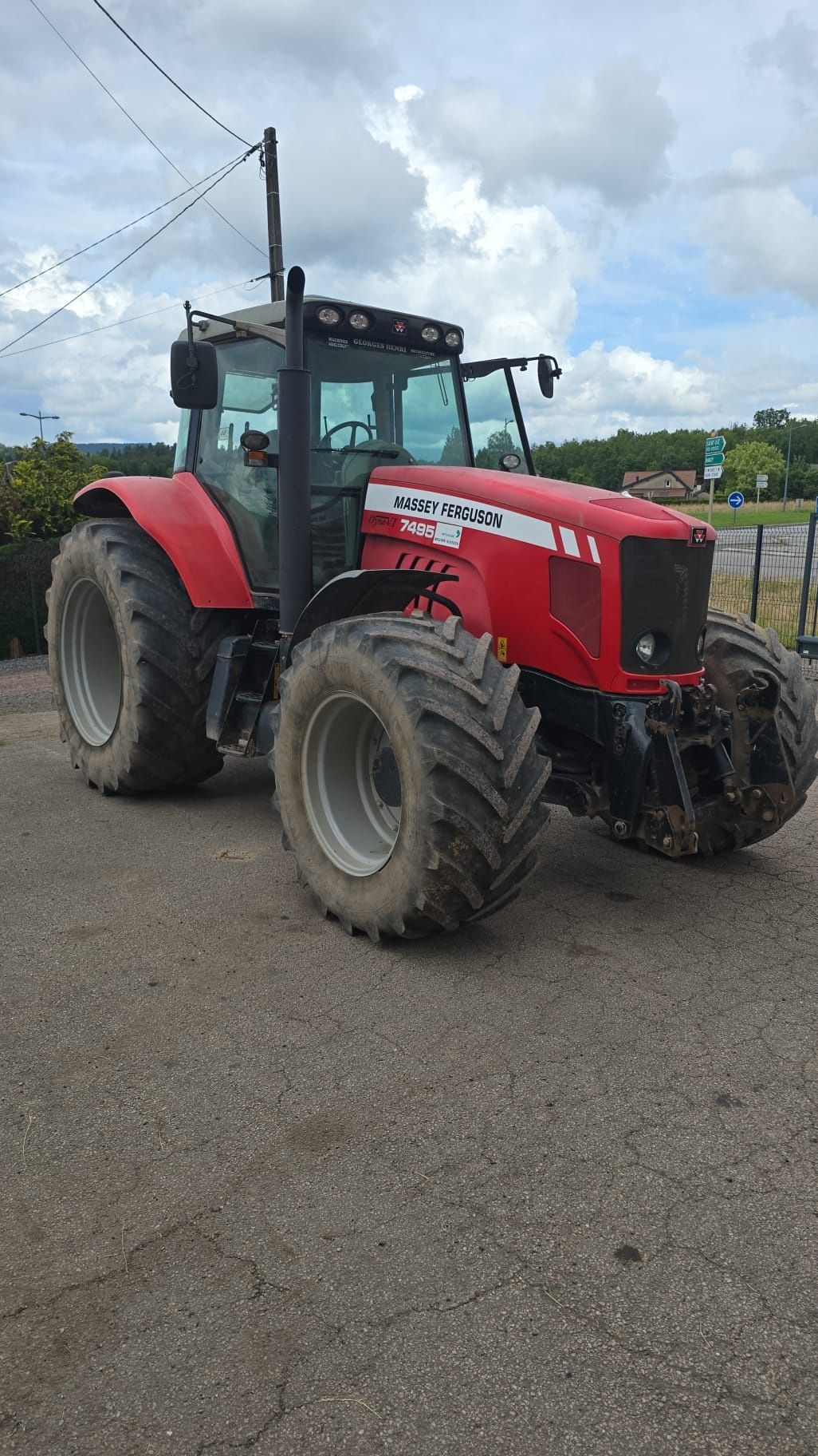 Massey Ferguson 7495 klima 200km jak 7490 vario dynaVT