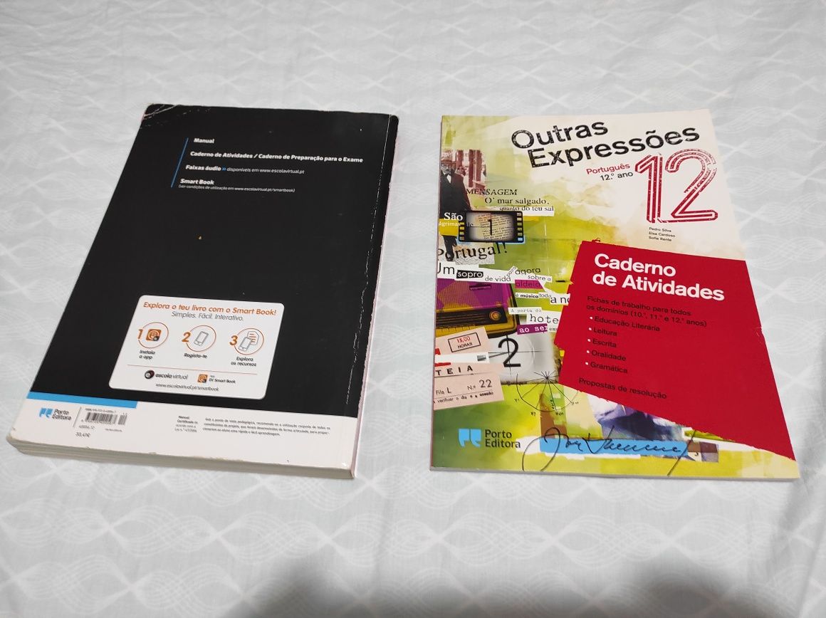 Manual e caderno de atividades Outras Expressões de Português do 12ano