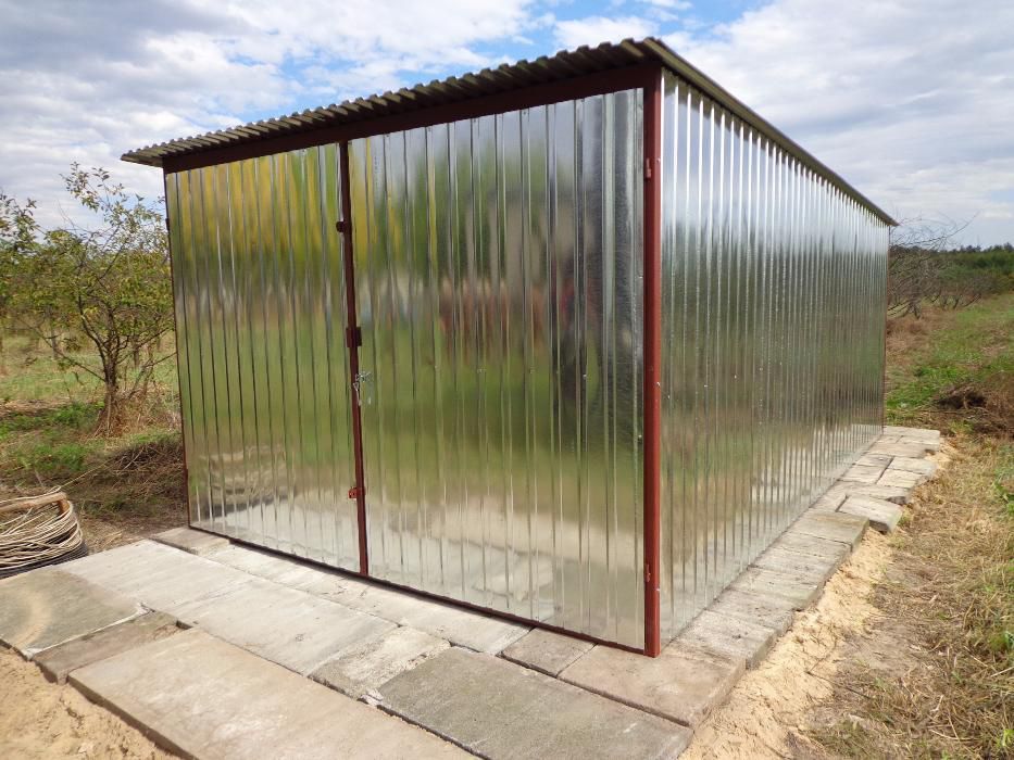 Garaż blaszany Blaszak WZMOCNIONY garaże blaszane Blaszaki PRODUCENT